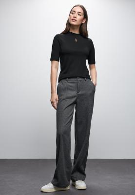 turtle neck shirt w.slit detai
