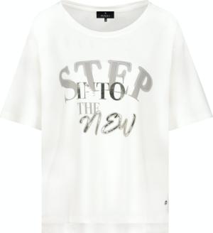 Sanftes T-Shirt mit glänzender Schrift