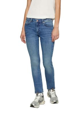 Schlanke Mid-Rise-Jeans mit Slim Leg