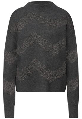 lurex jacquard sweater