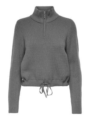 Strickpullover | ONLFIA LS ZIP HIGHNECK KNT NOOS