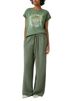 Oversize-Shirt in gewaschener Optik mit Frontprint