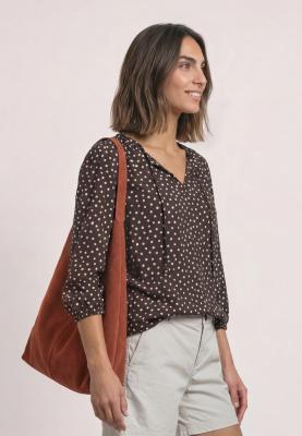 Printed tunic blouse w string