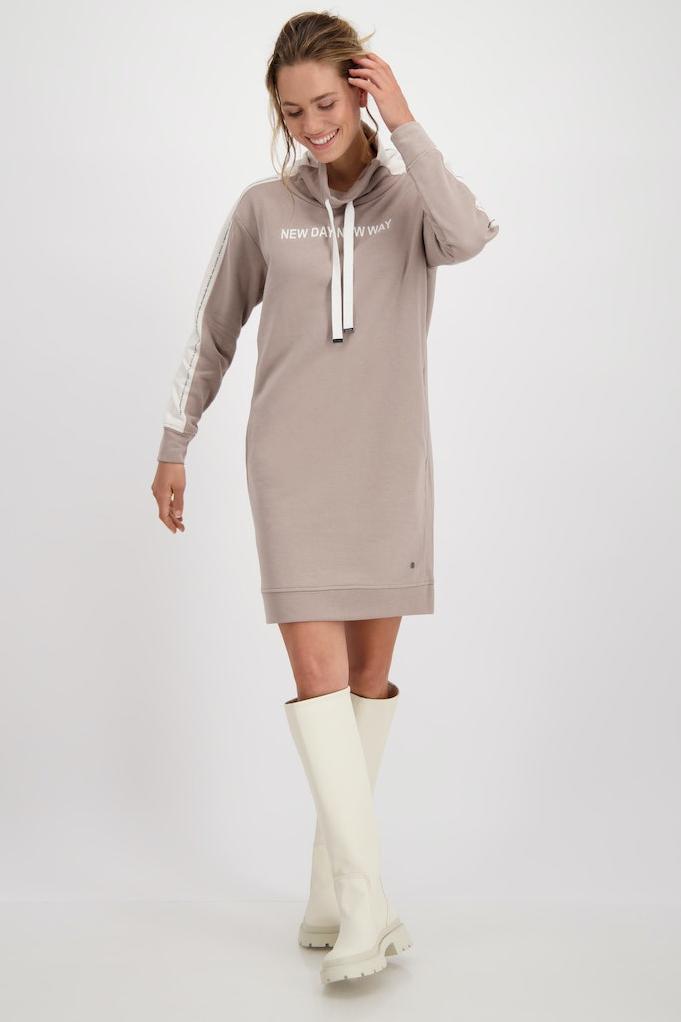 Damen INDIGO Rühle Kleid × Langarm Online-Shop Monari Kleider Colour-Block • • Sweatkleid • designtes