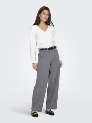 ONLPARIA L/S V-NECK DETAIL TOP WVN