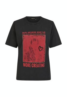 T-Shirt mit der Aufschrift "More Creating!"