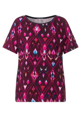 Lässiges Damen T-Shirt | LTD QR printed mat-mix shirt