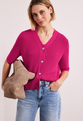 v-neck cardigan structure