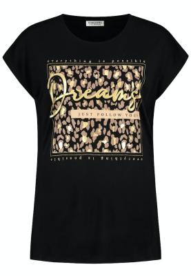 Damen T- Shirt mit Print | DOB Shirt, angeschnittene Ärmel
