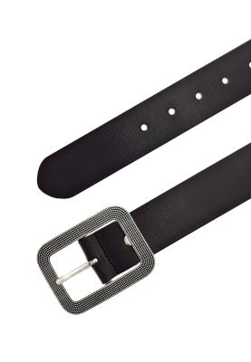 Kürzbarer Vollrindleder-Gürtel, mit signifikanten Doppelschließe | 40mm Lederguertel W