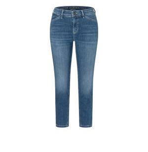 Sommerliche 7/8-Jeans mit schmalem Bein in hellem Denim | DREAM SUMMER