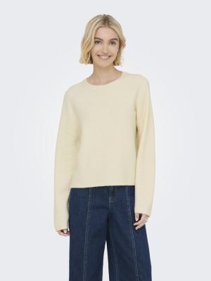 ONLKATIA LS STRUCTURE O-NECK CC KNT