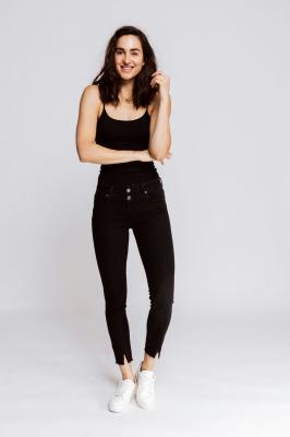 Skinny Jeans KELA in Black