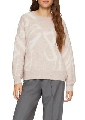 Jacquard-Pullover in Oversized