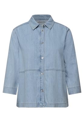 Style Denim-Blouse,light blue