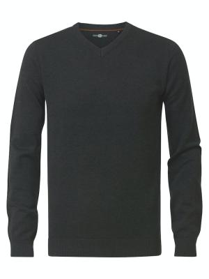 Herren V- Ausschnitt Pullover | Men Knitwear V-Neck Basic