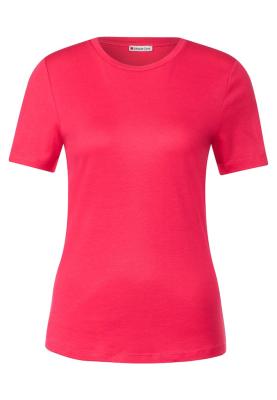 Damenshirt mit Rundhalsausschnitt | QR basic interlock shirt