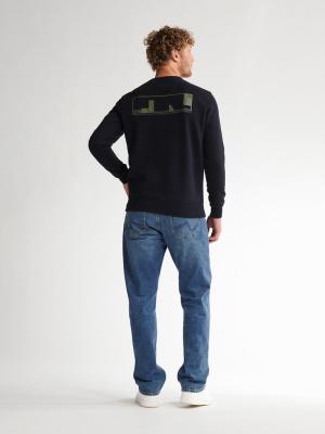 Men Sweater Round Neck Print