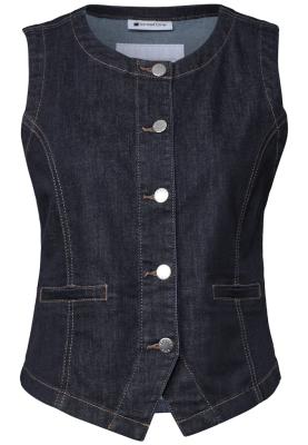 Style Denim,Vest,Rinse washed
