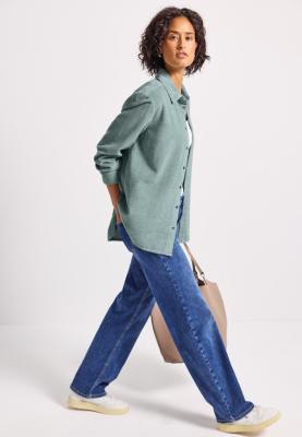 LTD QR Corduroy longblouse w p