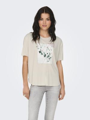 T-Shirt mit Print | ONLFREE LIFE S/S PRINT TOP BOX JRS