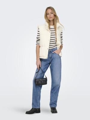 Straight Fit Jeans | ONLLUMI MW MOM STRAIGHT DNM PIM920