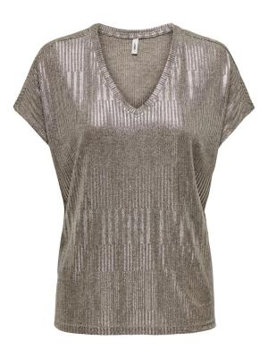 Shirt mit V-Ausschnitt | ONLMIRINDA S/S V-NECK TOP JRS