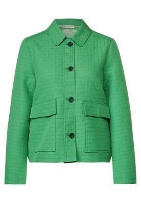 Damenjacke mit gestepptem Karomuster | short quilted jacket