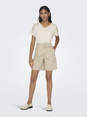 Oberteil mit Details | ONLAUGUSTA LIFE S/S LACE MIX TOP JR