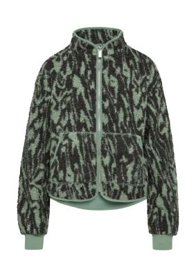 Teddyjacke mit All-over-Print