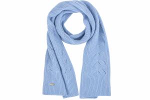 Damen Strick Schal mit Zopfmuster in 100% Merinowolle