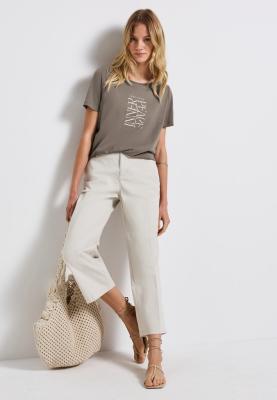 LTD QR wording print shirt