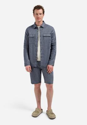 Short Chino With Linen