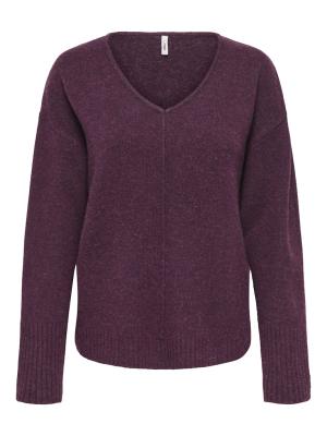 ONLWHITNEY LIFE LS V-NECK KNT