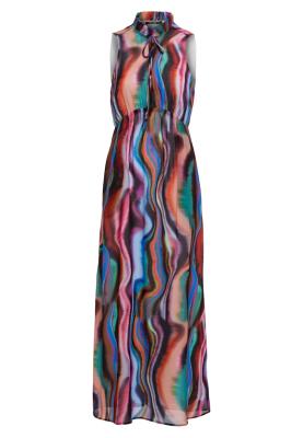 Maxikleid mit Summer Dark Print – Eleganz trifft Leichtigkeit