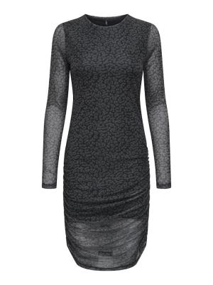 Elegantes Festkleid mit Mesh-Details | ONLERICA LIFE L/S SHORT DRESS JRS