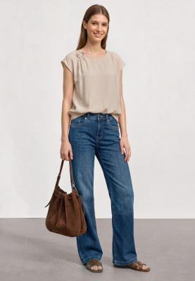 Shirtblouse w buckle detail