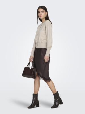 ONLMIO LS O-NECK BUTTON CARDIGA KNT