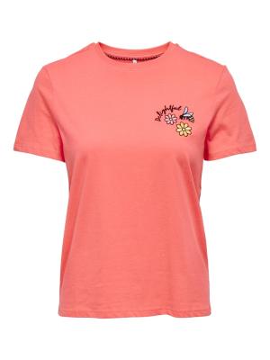 Damen - T- Shirt | ONLETTA REG S/S BEE TOP BOX JRS