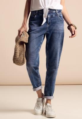 Mom-Jeans im Casual Fit | Style QR Mom Casual,hw,knit,mi