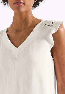 LTD QR volant top w.crochet de