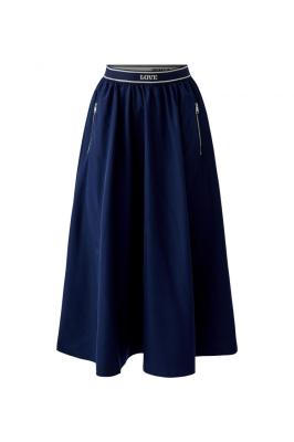 Miss Lagotte Maxi-Rock – Sportiver Chic mit Statement-Bund