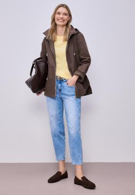 Mid Length Parka w. Hoody