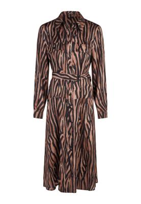 Midikleid mit Tigerprint