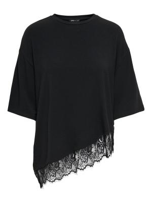 ONLGLAMOUR S/S LACE T-SHIRT JRS