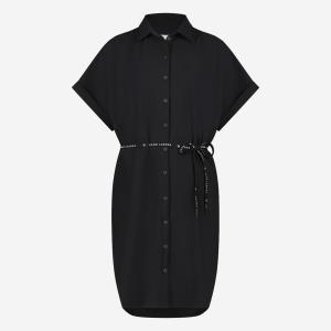 Kleid Kurzarm mit Bindegürtel | Dress Romy Short Technical Jersey