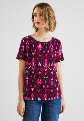 Lässiges Damen T-Shirt | LTD QR printed mat-mix shirt