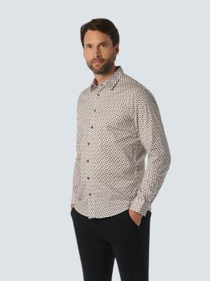 Hemd mit grafischem Muster | Shirt Stretch Allover Printed