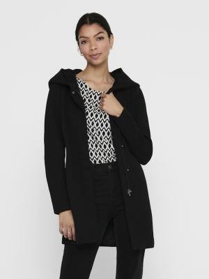 Damen Mantel mit drapierter Kapuze | ONLSEDONA LIGHT COAT OTW NOOS