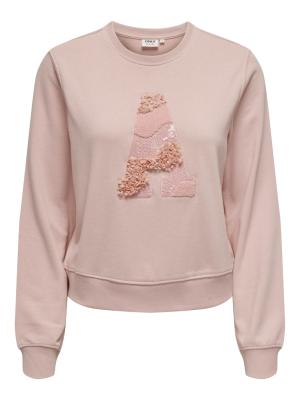 Sweatshirt mit Print | ONLLORI L/S TECHNIQUE O-NECK UB SWT